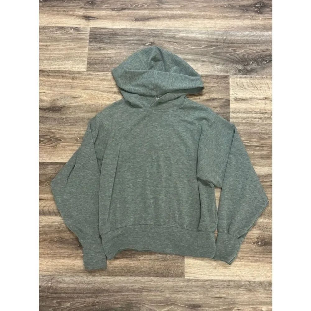 Evereve Green Pullover Hoodie Sweatshirt Women’s XS